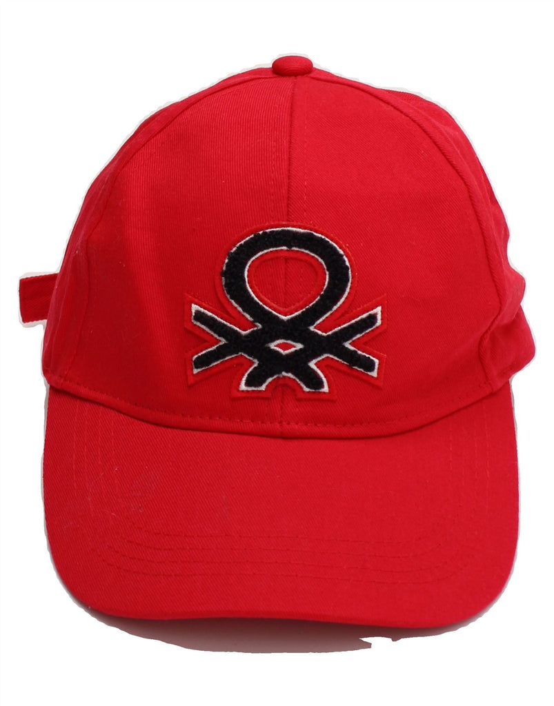 UNITED COLORS OF BENETTON Boys Graphic Baseball Cap 7-8 Years Medium Red Vintage United Colors of Benetton and Second-Hand United Colors of Benetton from Messina Hembry 