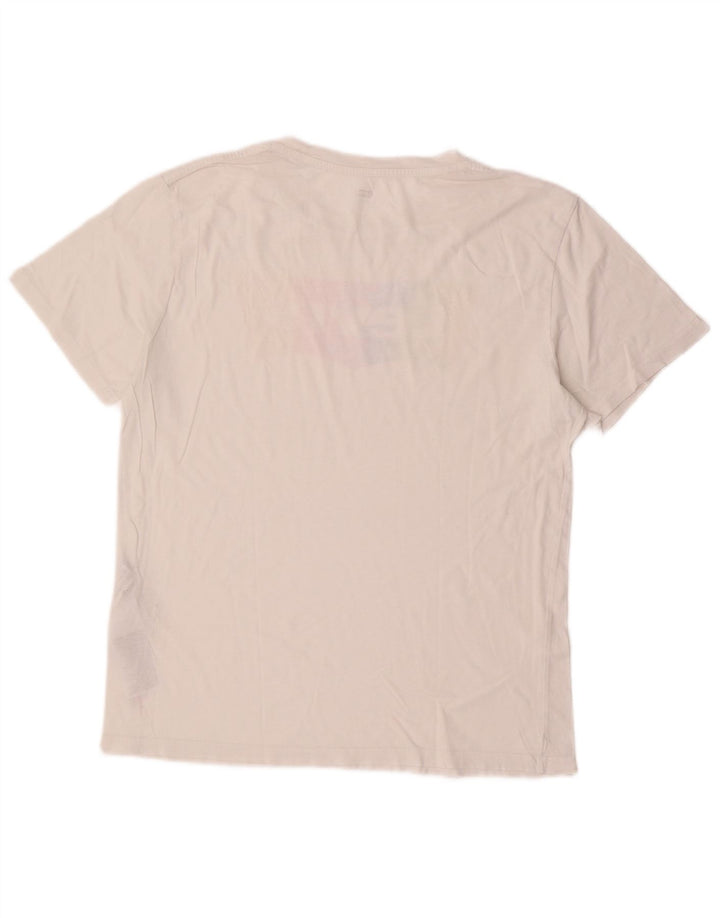 Camiseta gráfica masculina LEVI'S Top médio de algodão branco clássico