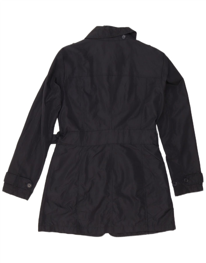 Casaco impermeável feminino Woolrich Reino Unido 16 grande nylon preto