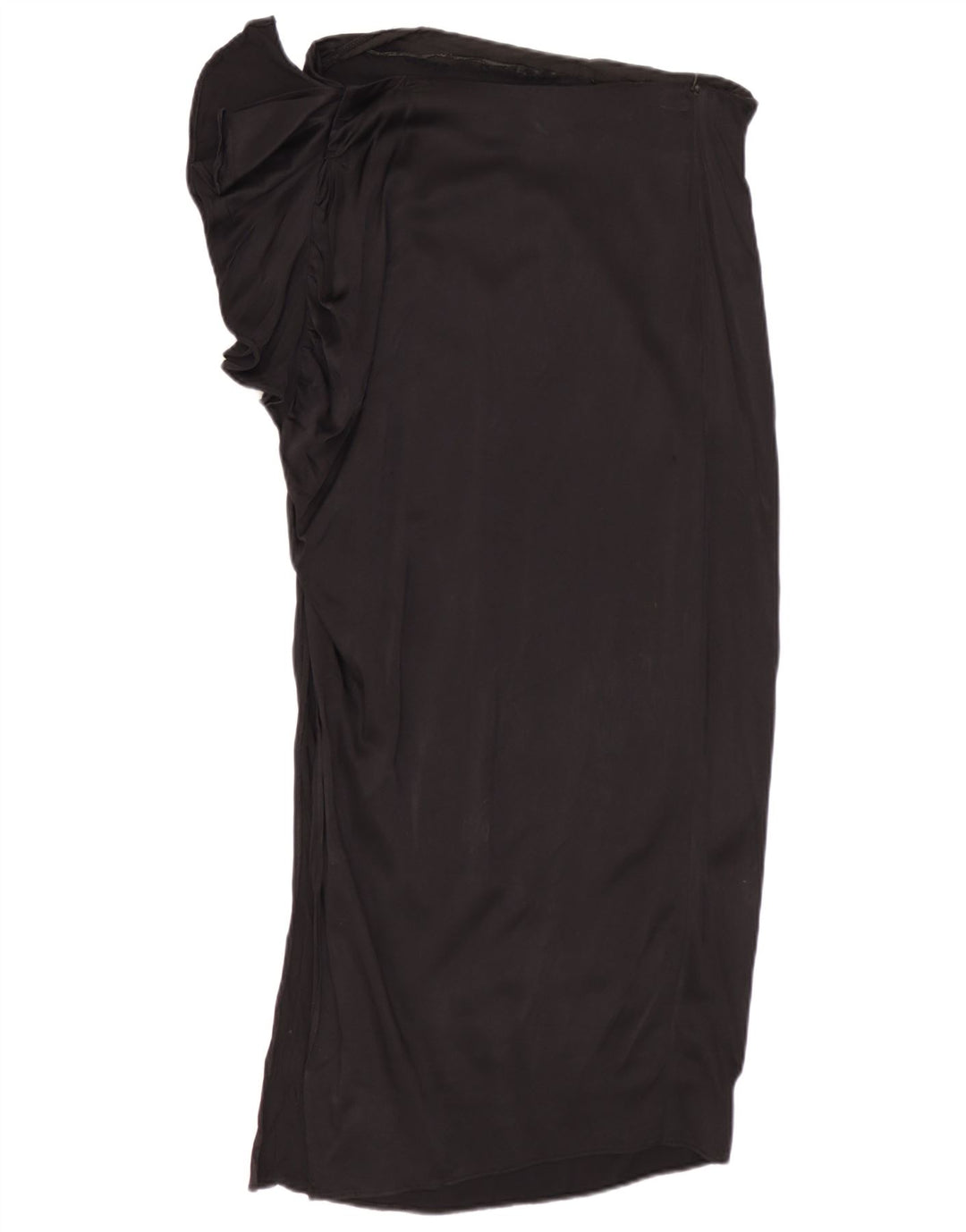 Saia midi feminina Zara médio W28 preta
