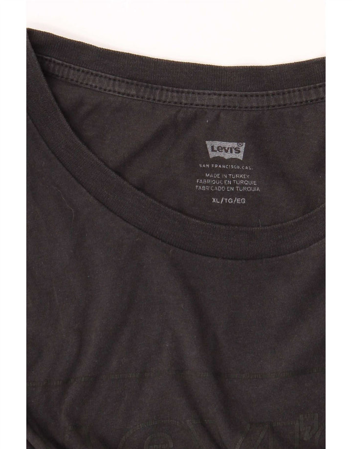 Camiseta gráfica masculina Levi's Top XL preta