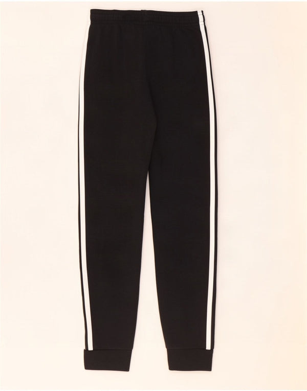 Adidas meninas calças de treino joggers 7-8 anos algodão preto