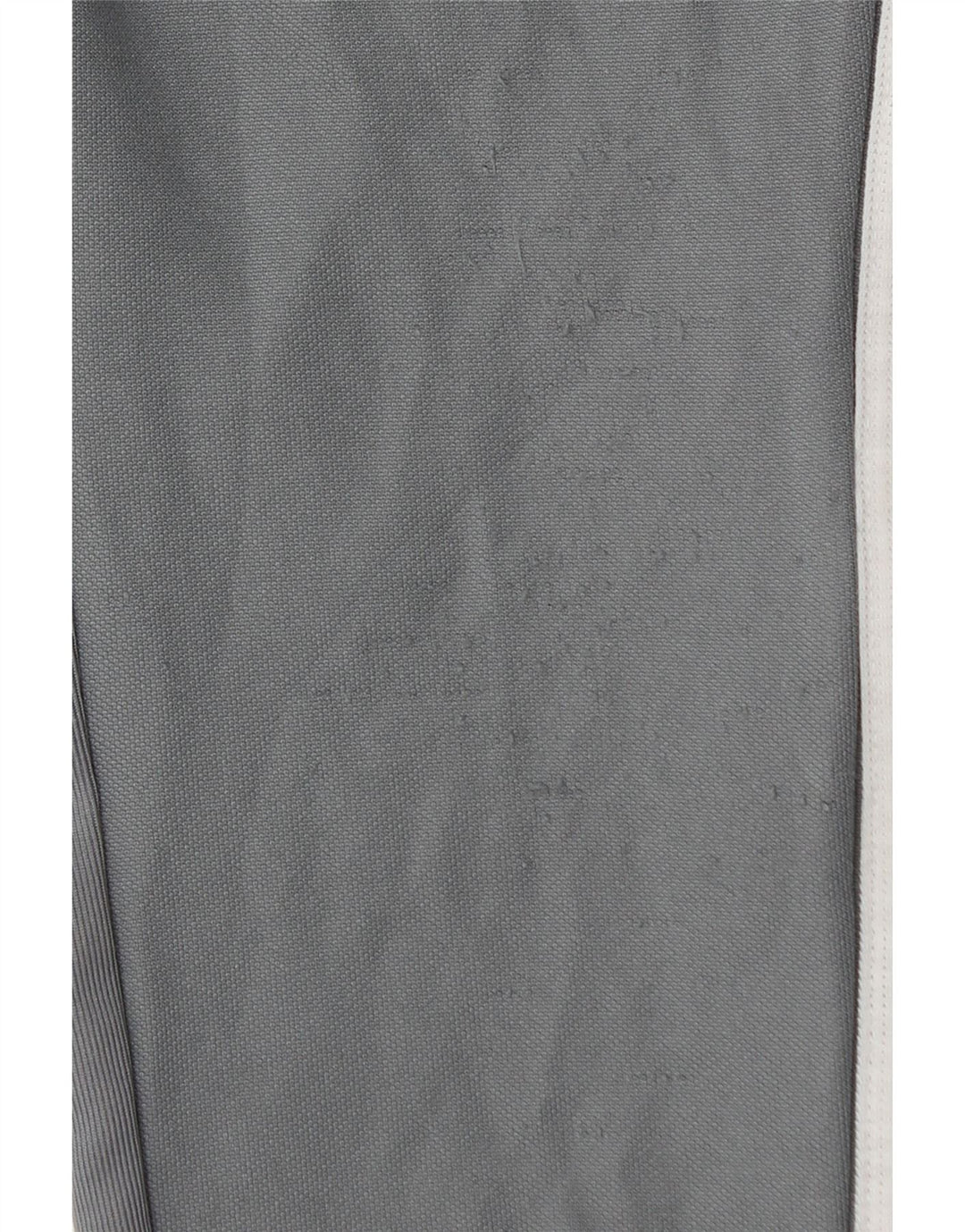 Calça de treino masculina Adidas pequena cinza poliéster