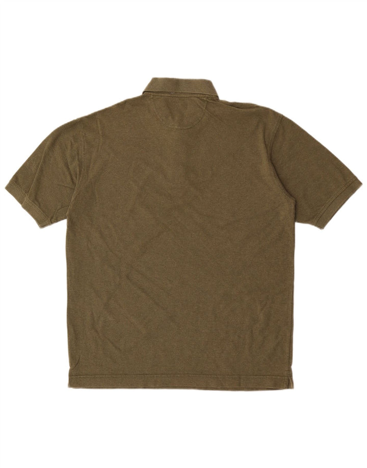 Camisa polo masculina Dockers de algodão cáqui médio
