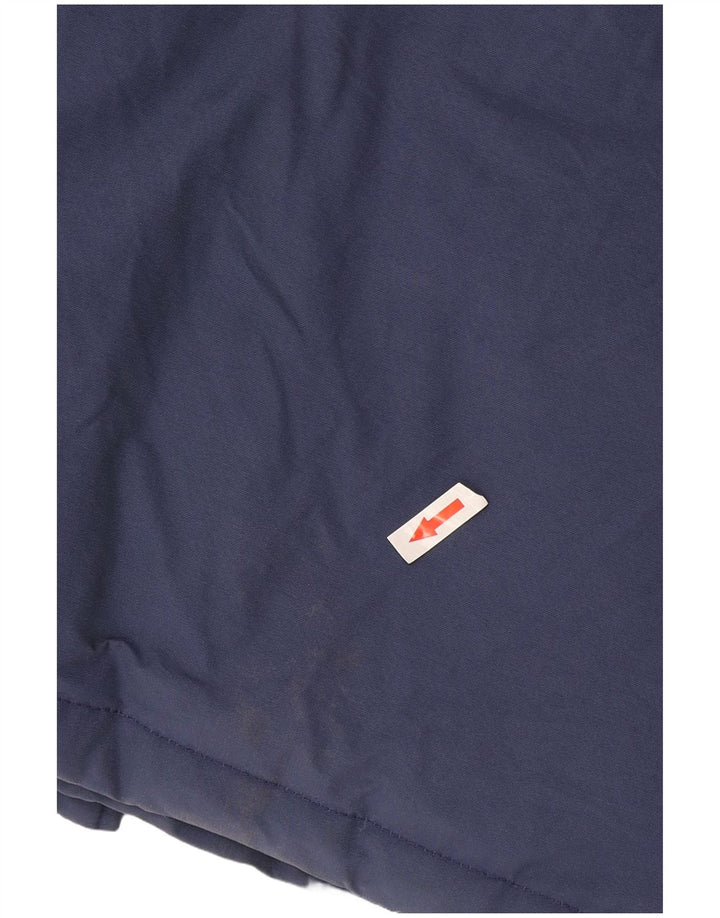 Woolrich Casaco acolchoado com capuz para meninos 13-14 anos algodão azul
