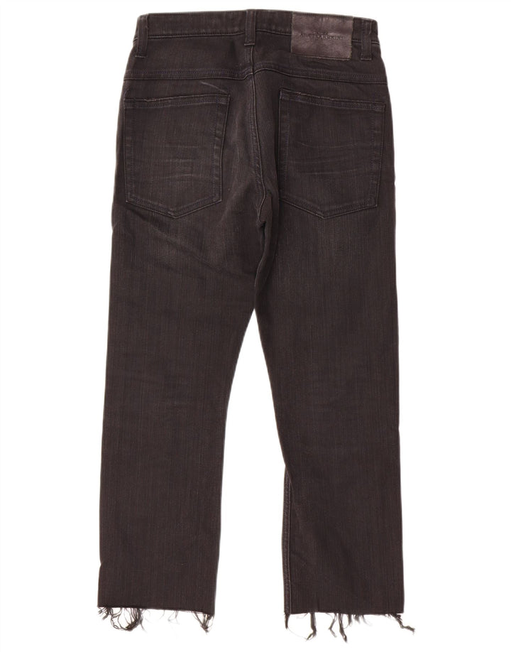 DANIELE ALESSANDRINI Calça jeans feminina stretch W31 L25 algodão preto