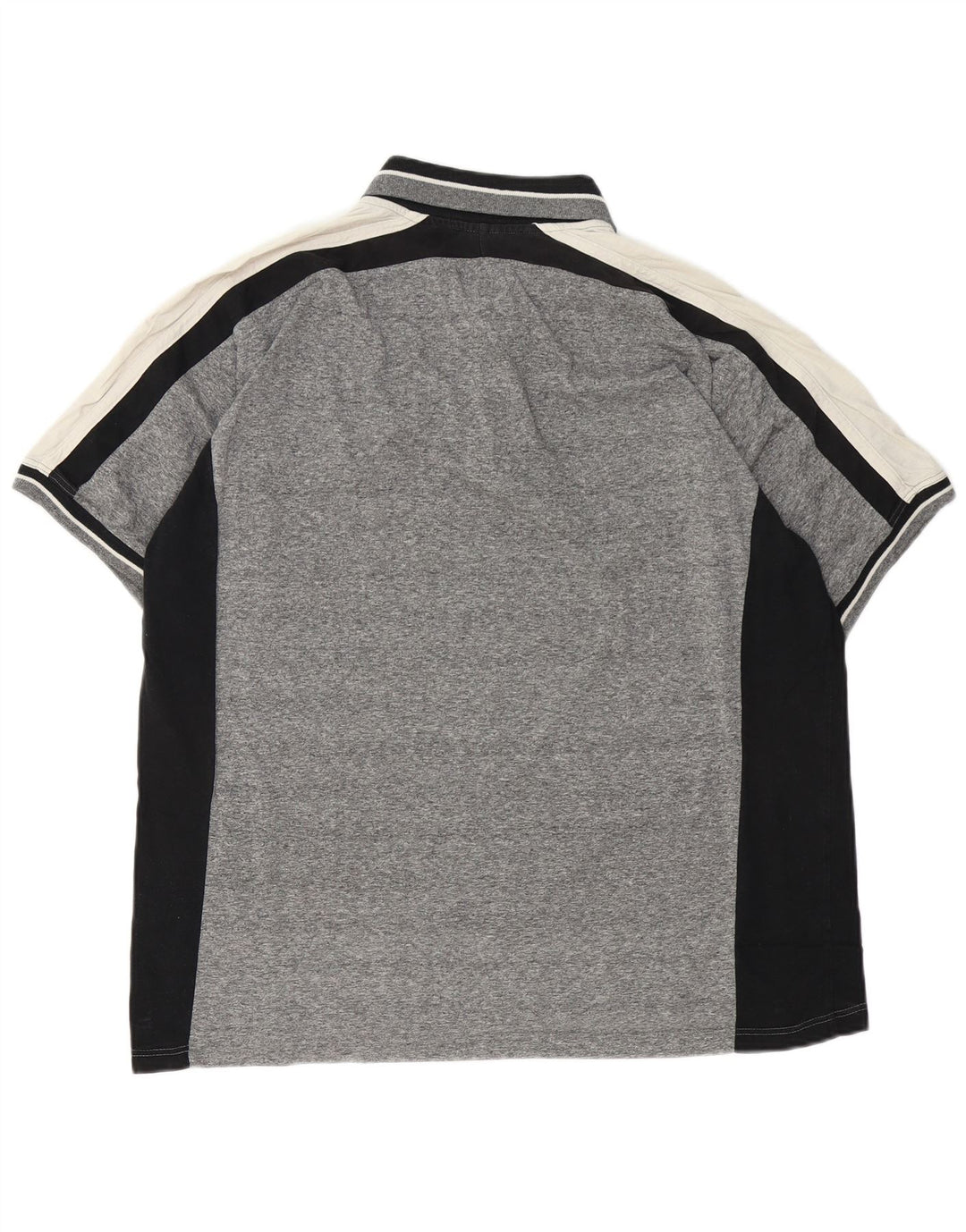 Camisa polo masculina PUMA XL cinza colorblock algodão