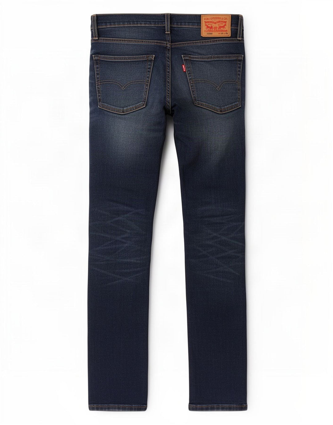 Levi's Mens Slim Jeans W30 L33 Azul Marinho Algodão