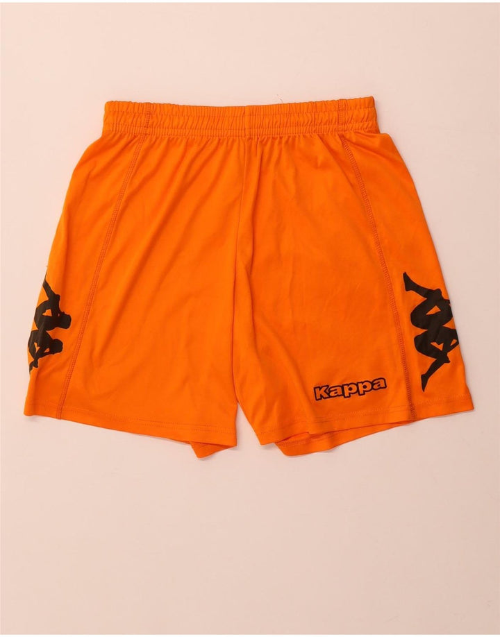 Kappa Mens Graphic Sport Shorts Pequeno Laranja Poliéster