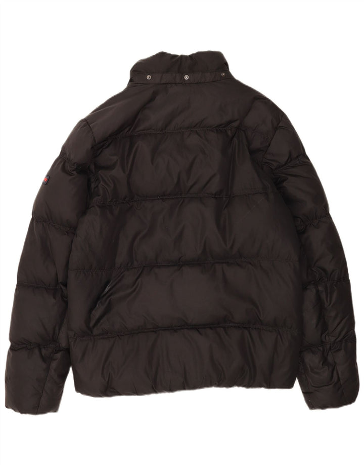 Jaqueta acolchoada masculina Tommy Hilfiger UK 42 XL poliéster preto