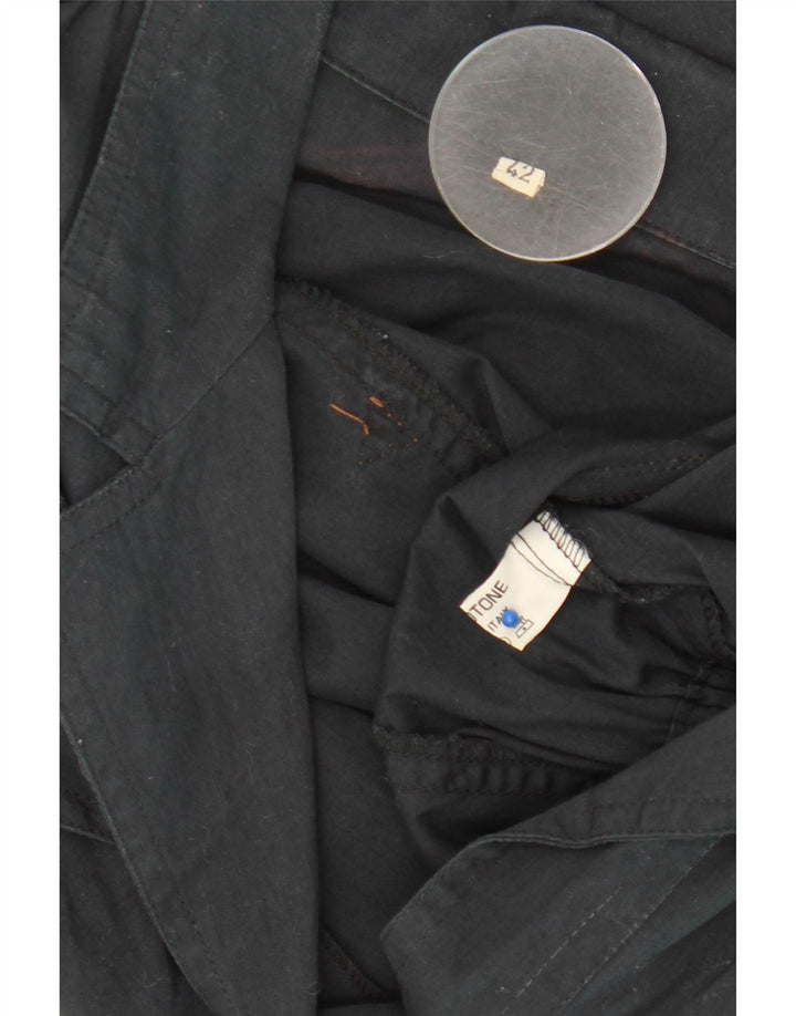 Macacão feminino vintage IT 42 algodão azul marinho médio