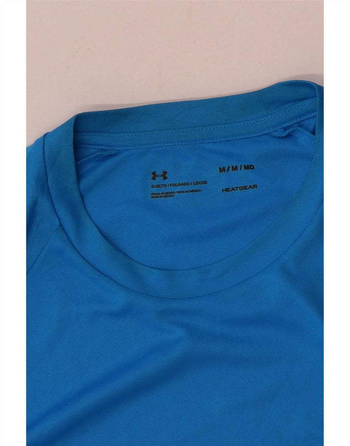Camiseta masculina Under Armour manga curta regular azul médio