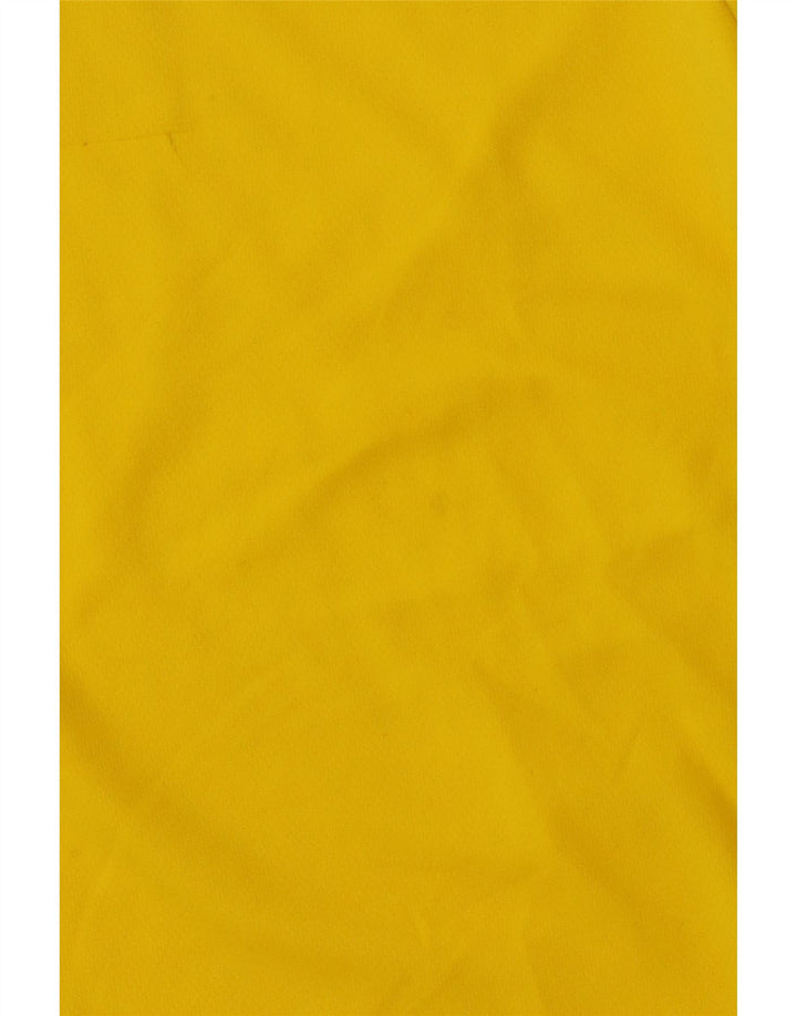 Camiseta Adidas Masculina Climalite Top Médio Poliéster Amarelo