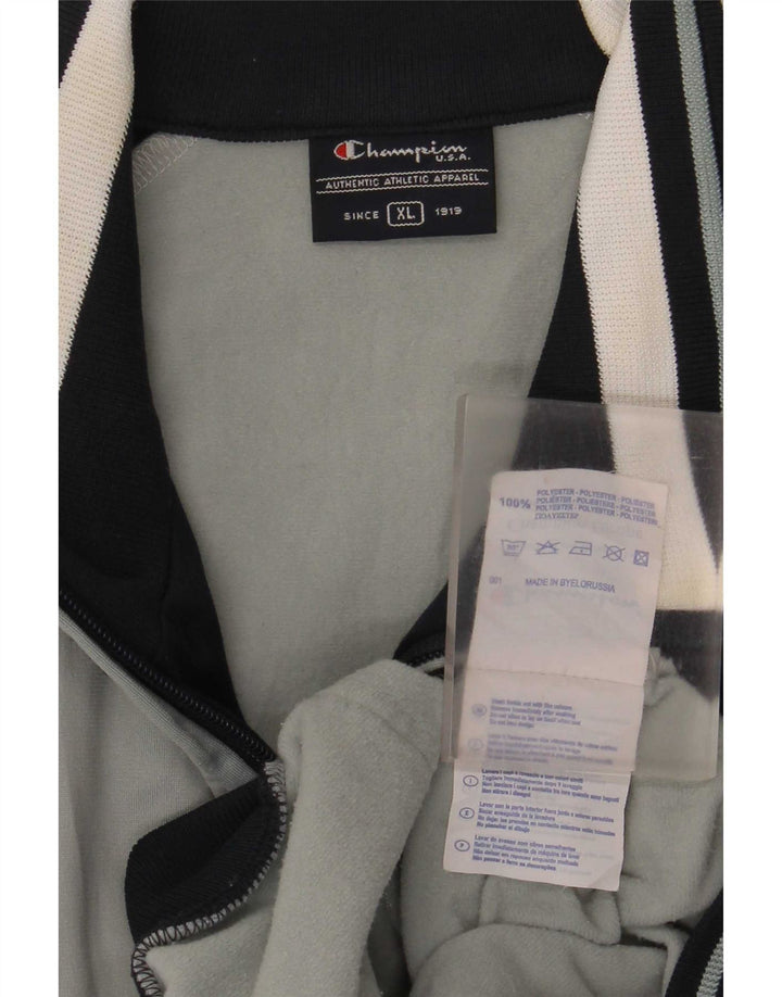 Jaqueta masculina Champion XL cinza Colourblock poliéster