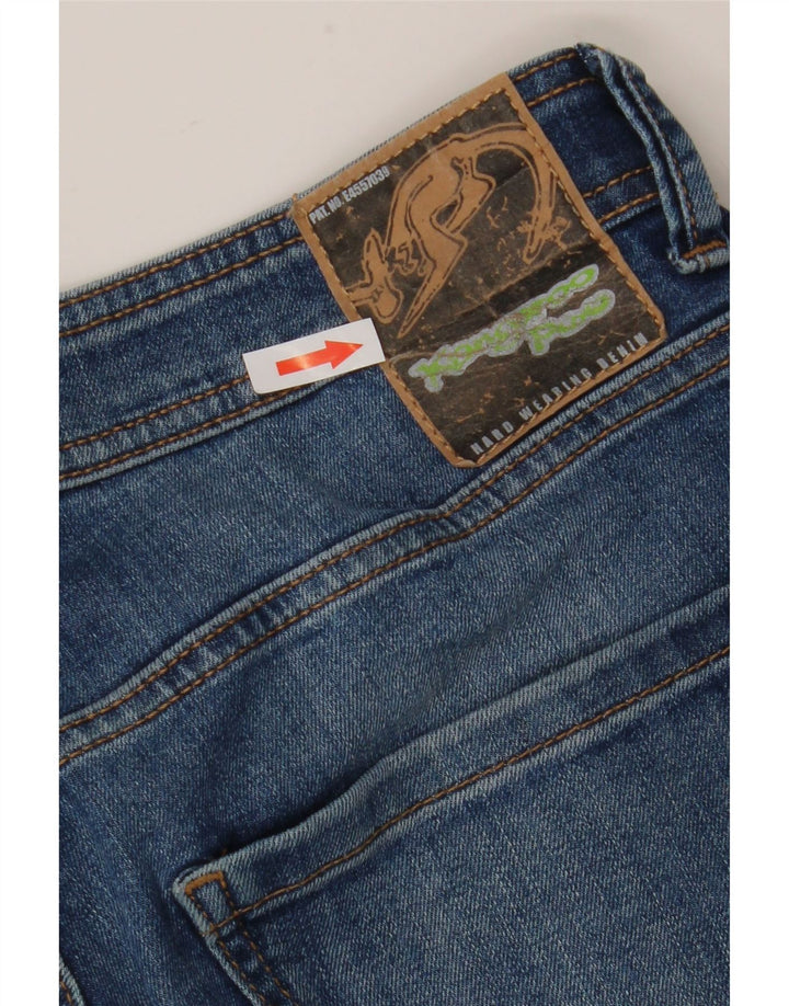 Calça jeans reta masculina Kangaroo Poo W36 L32 algodão azul
