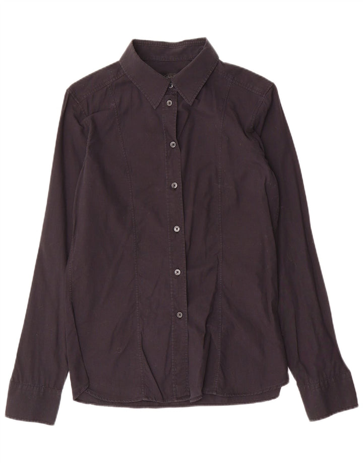 Camisa feminina Calvin Klein US 8 médio algodão azul marinho