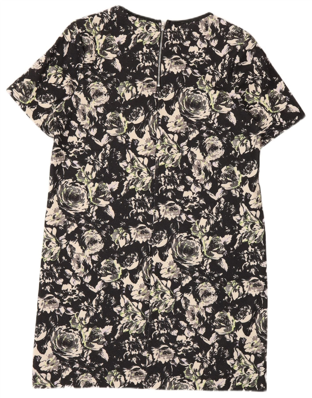 Vestido básico feminino Oasis UK 14 poliéster floral preto médio