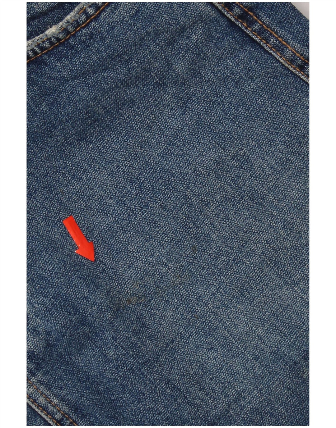 Mini saia jeans feminina Zara pequena W26 azul