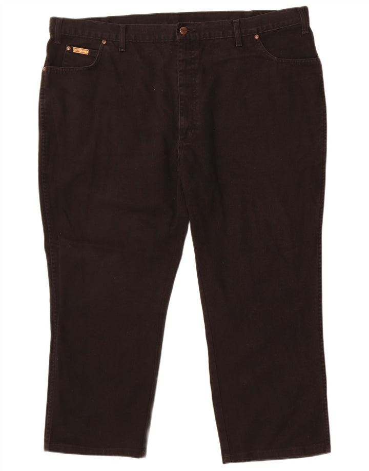 Calça jeans masculina Wrangler W46 L26 algodão preto