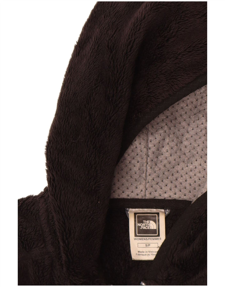 Jaqueta feminina de lã com capuz THE NORTH FACE Reino Unido 10 poliéster preto pequeno