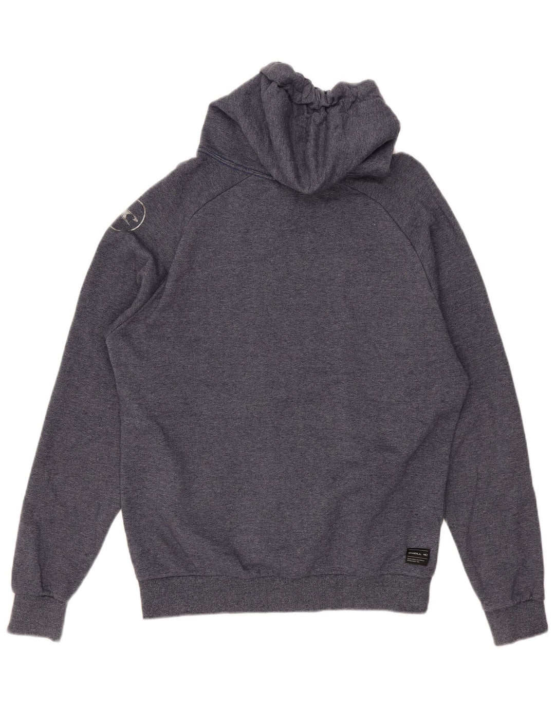 Suéter masculino com capuz gráfico O'NEILL médio algodão azul marinho