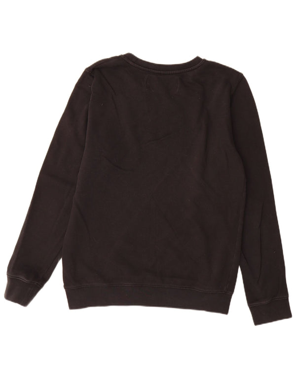 Replay moletom gráfico masculino jumper médio algodão preto