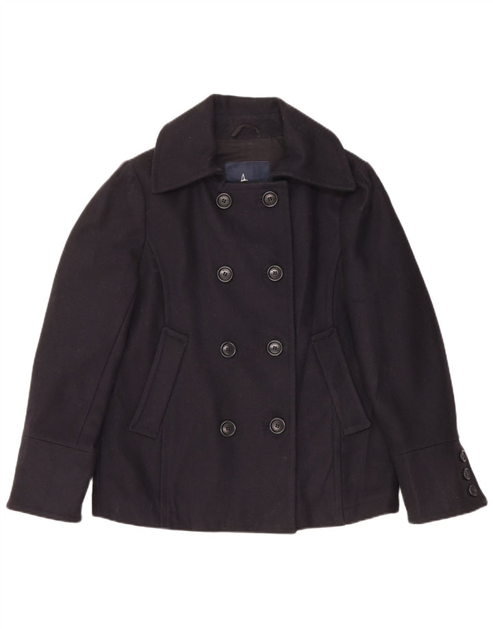 Casaco feminino Marina Yachting Pea IT 44 médio preto lã nova