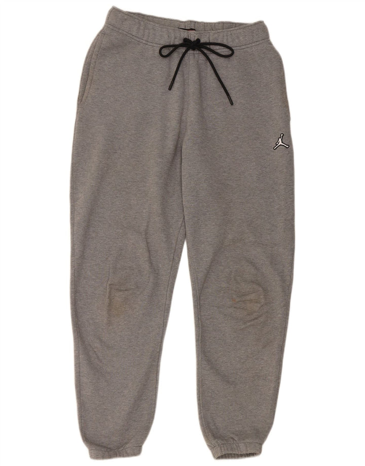 Calça de treino masculina Jordan Joggers pequeno algodão cinza
