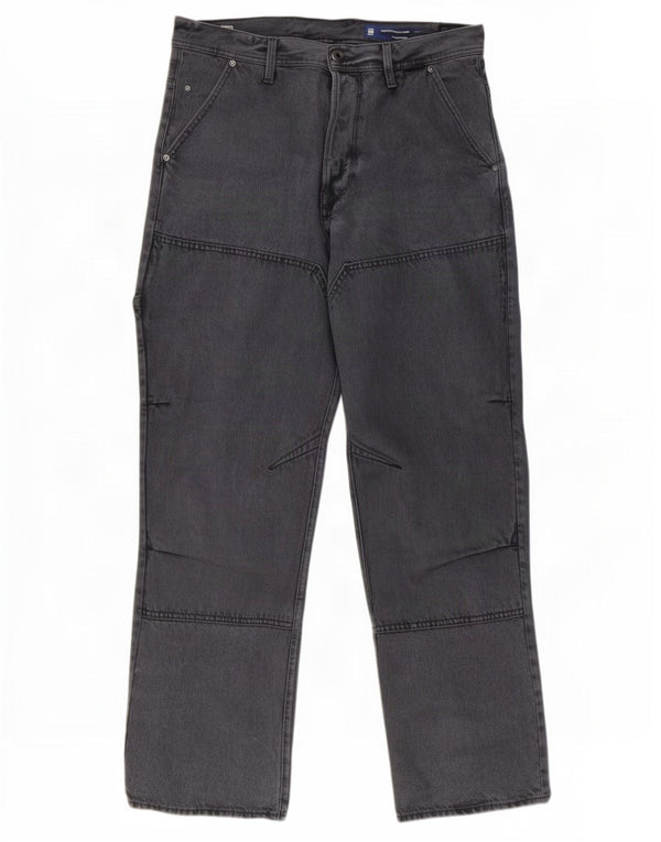 G-Star Mens Carpenter Loose Jeans W34 L34 Algodão Cinza