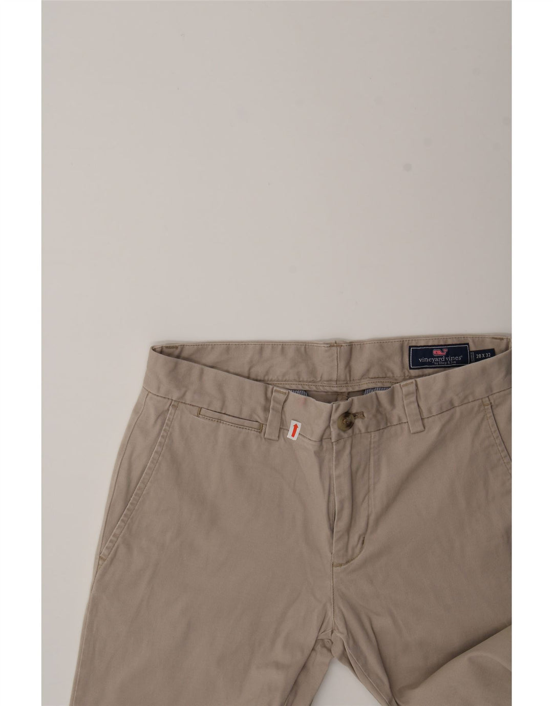 VINEYARD VINES Mens Straight Chino Trousers W28 L32 Beige Vintage Vineyard Vines and Second-Hand Vineyard Vines from Messina Hembry 