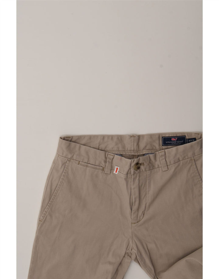 VINEYARD VINES Mens Straight Chino Trousers W28 L32 Beige Vintage Vineyard Vines and Second-Hand Vineyard Vines from Messina Hembry 