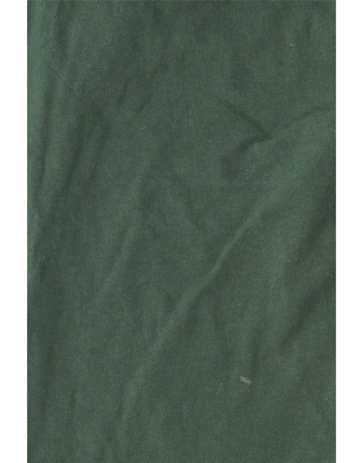 Camiseta masculina Wrangler Top médio algodão verde