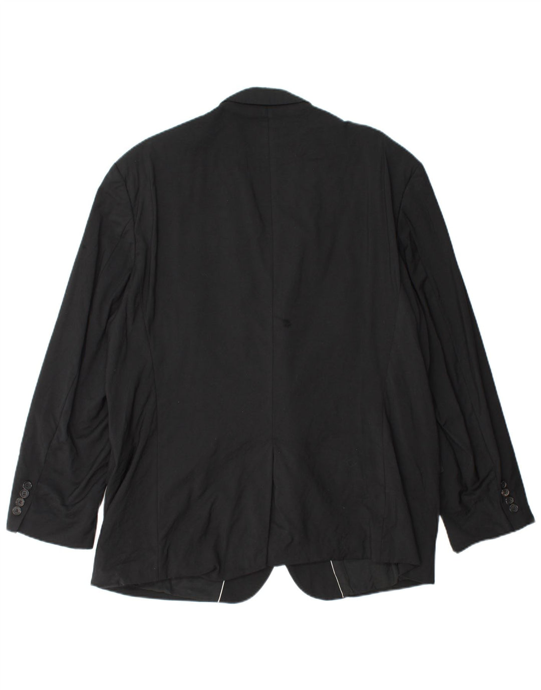 Jaqueta blazer masculina HUGO BOSS Guabello 2 botões Reino Unido 40 grande viscose preta