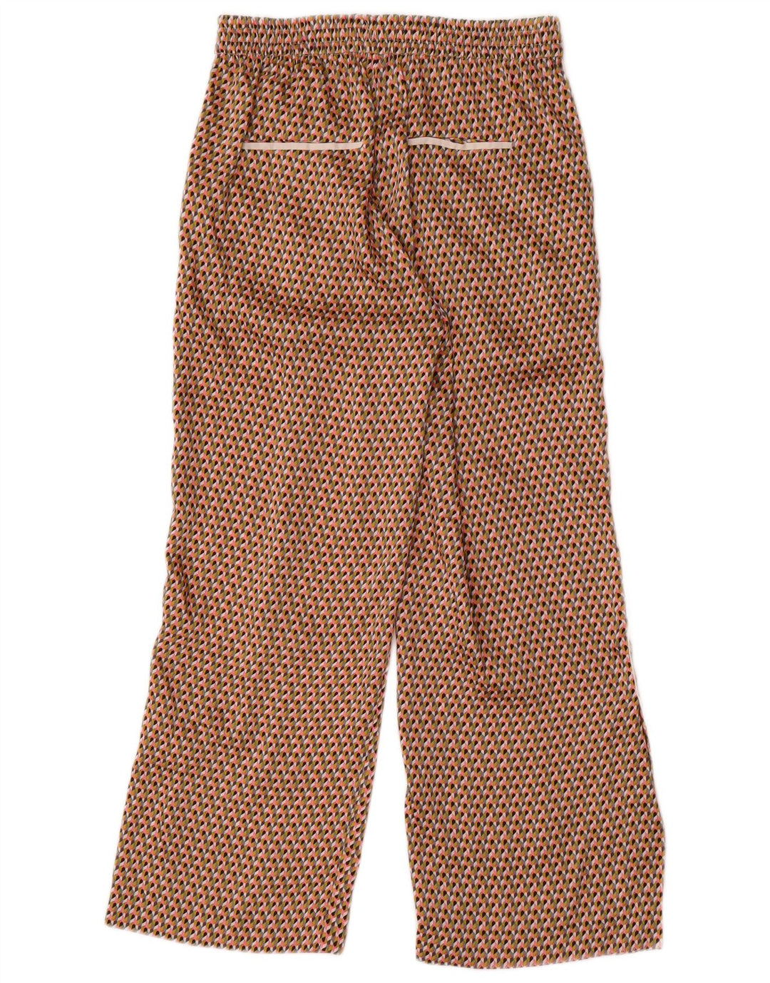 ZARA Calça feminina Trafaluc cortada pequena W26 L25 multicolorida