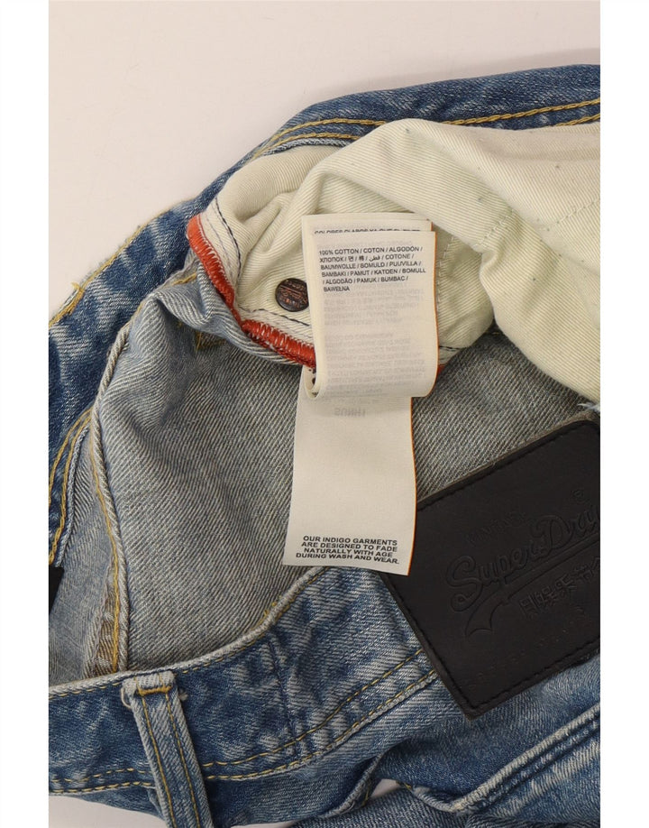 Superdry Mens Loose Jeans W30 L32 Azul Algodão