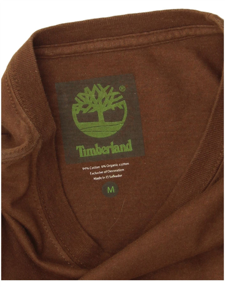 Camiseta masculina TIMBERLAND marrom médio