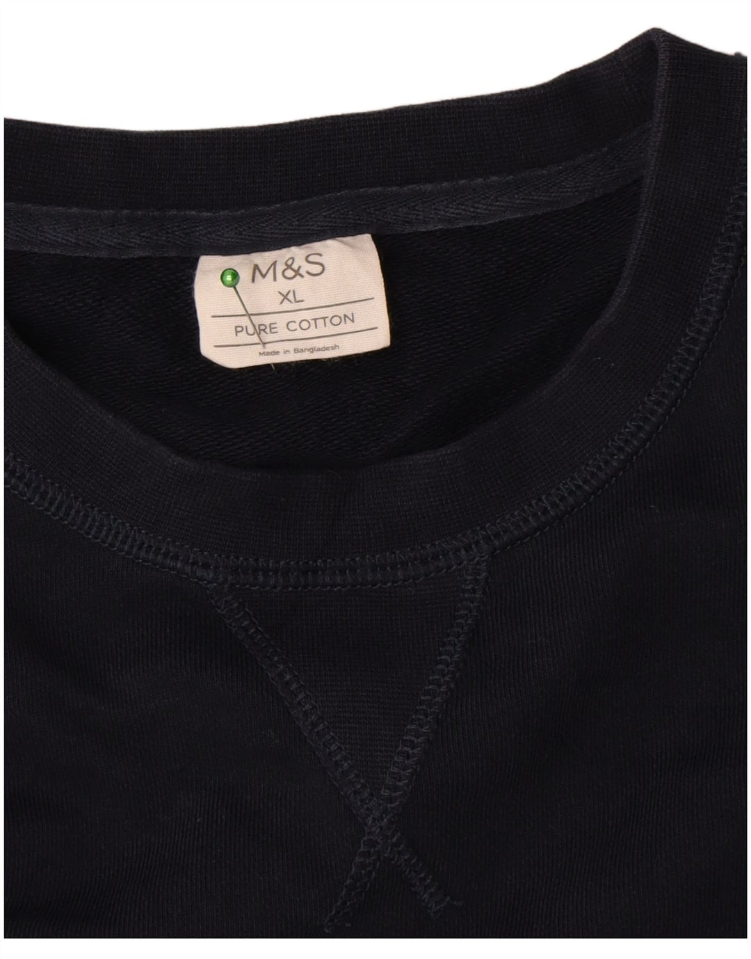 Suéter masculino Marks & Spencer XL azul marinho algodão