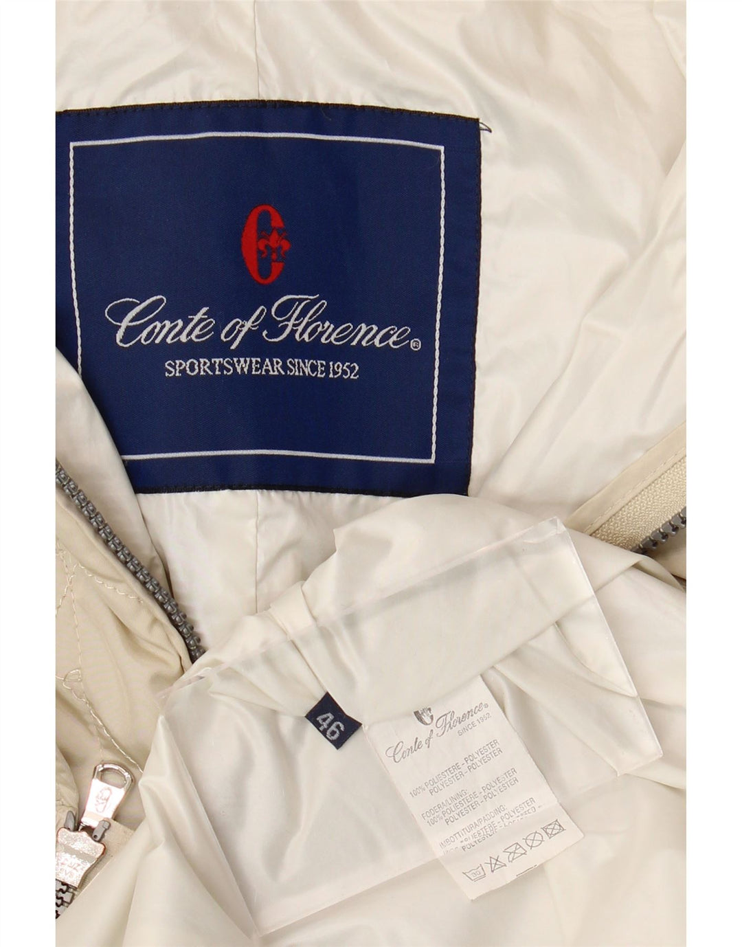 Jaqueta utilitária feminina CONTE OF FLORENCE IT 46 poliéster cinza grande