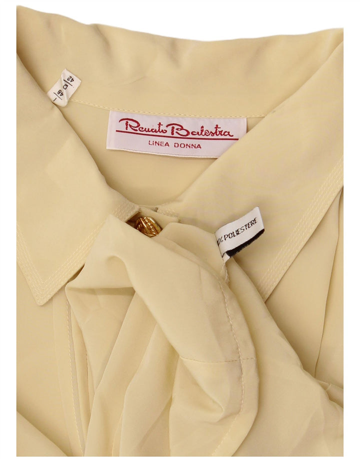 Blusa oversized feminina Renato Balestra IT 48 XL bege poliéster