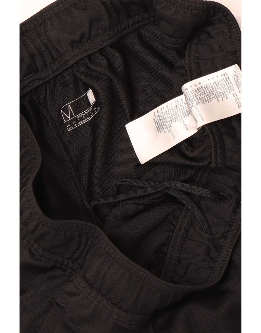 Calça de treino feminina Adidas UK 12/14 médio preto poliéster