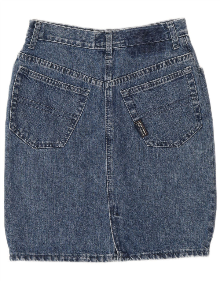 Saia jeans feminina Trussardi W26 pequena azul