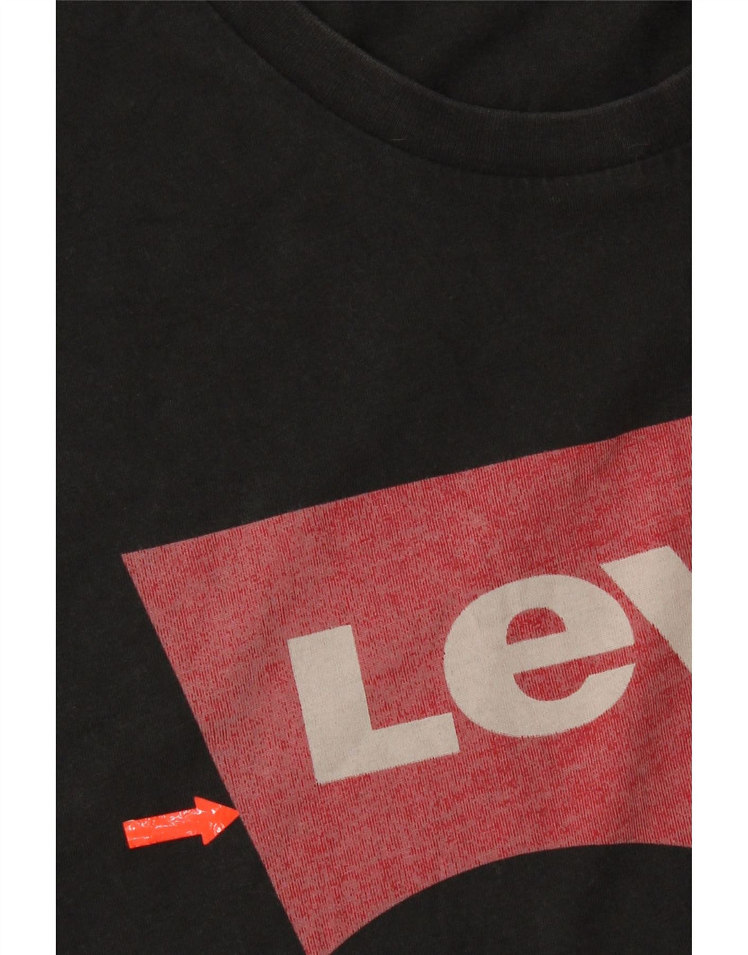 Camiseta gráfica masculina Levi's Top XL algodão preto