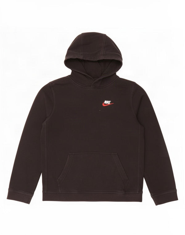 Jumper com capuz Nike Boys 13-14 anos XL preto algodão