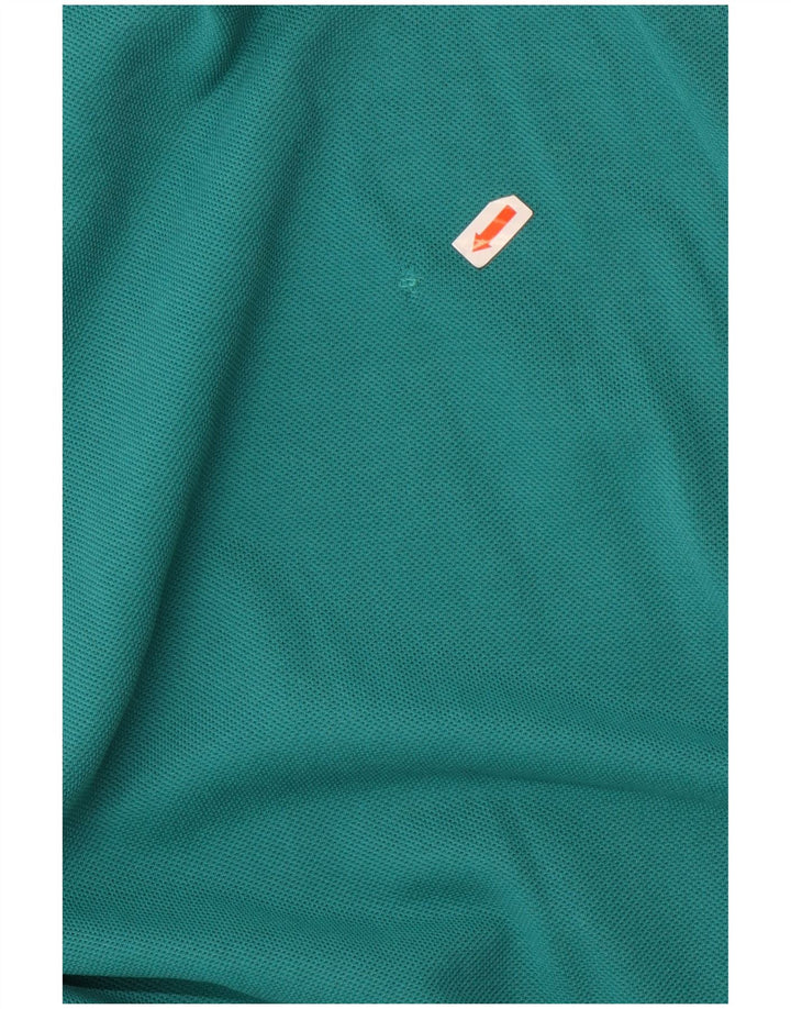 Camisa polo masculina Lacoste tamanho 5 grande algodão verde