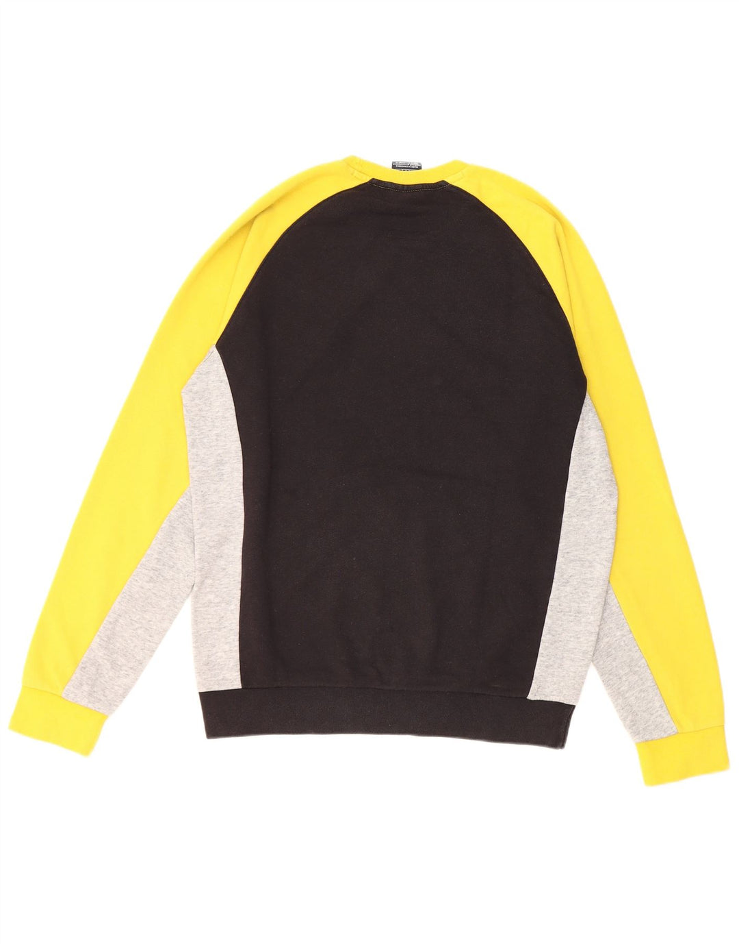 Champion masculino gráfico moletom jumper médio preto colorblock