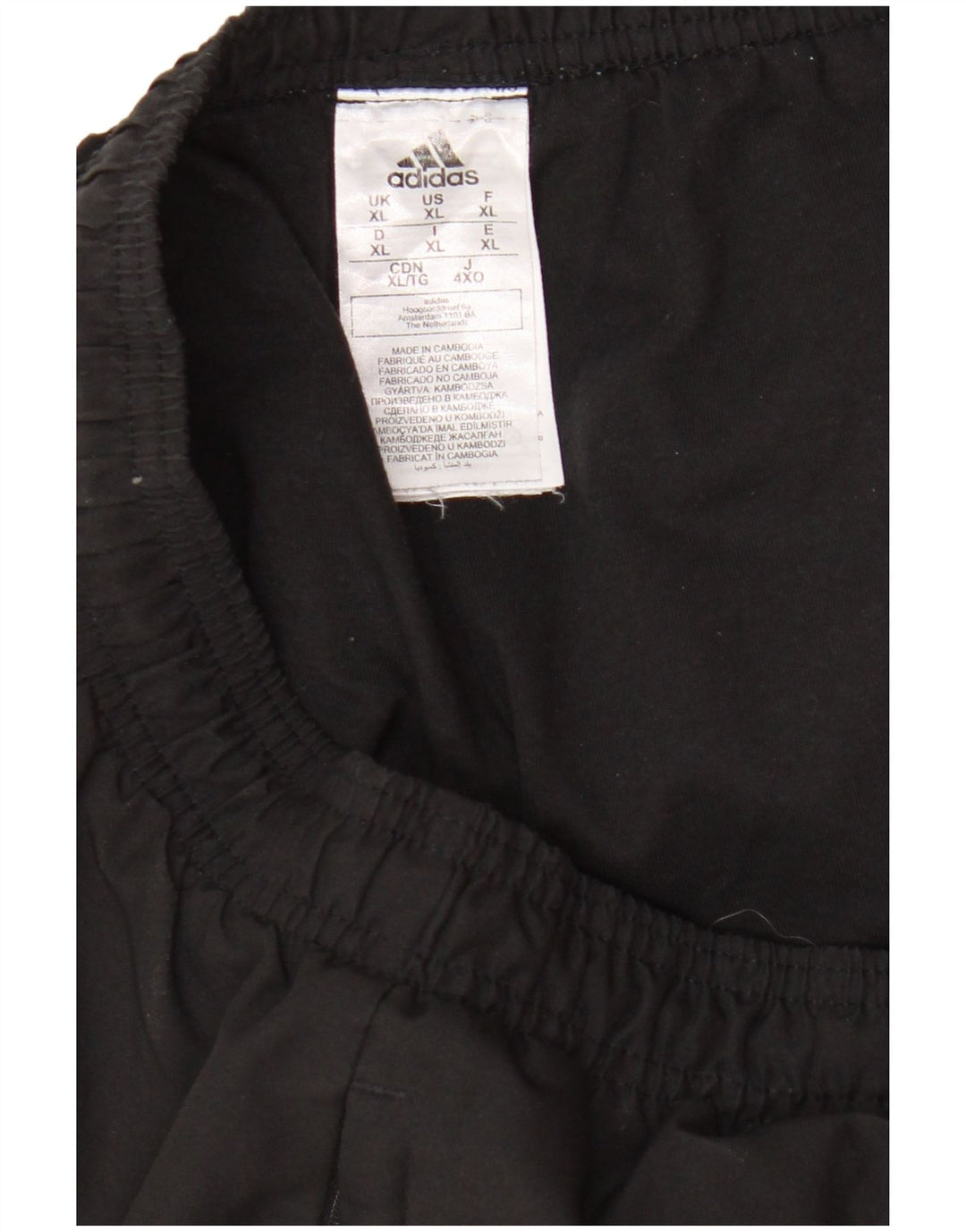 Adidas Mens Treino Calças Joggers XL Preto Poliéster