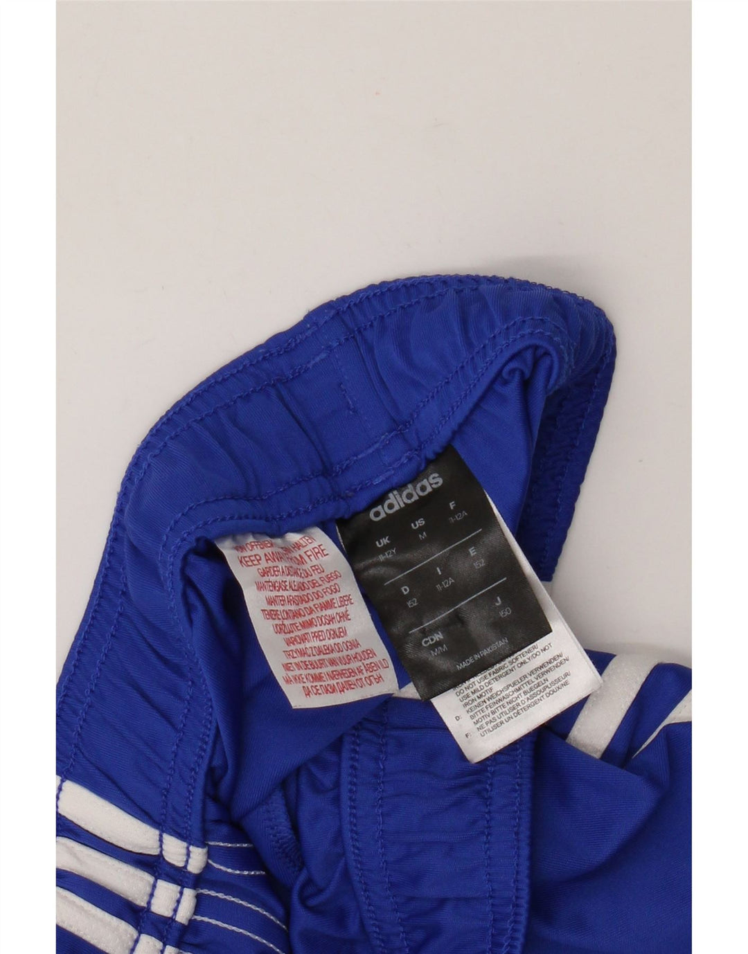 Calções desportivos Adidas Boys Climalite 11-12 anos azul poliéster