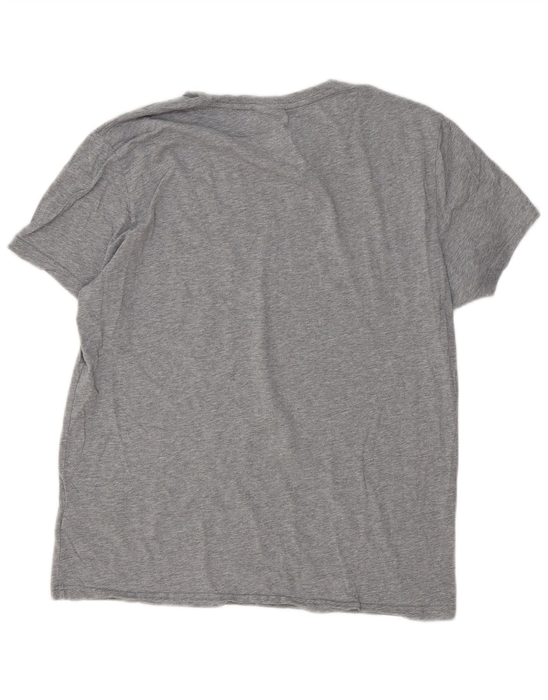 Camiseta masculina Gant com estampa gráfica grande algodão cinza