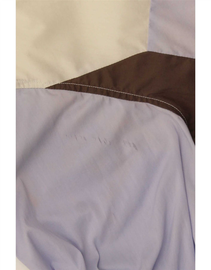 Camisa masculina Hugo Boss média multicolorida colorblock algodão