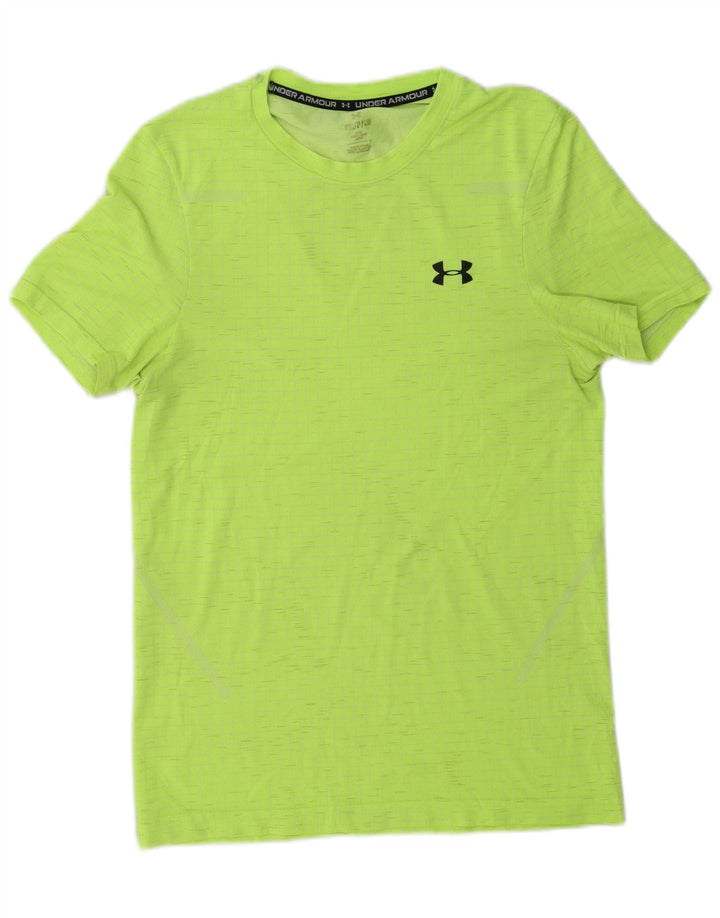 Camiseta gráfica masculina Under Armour Top pequeno verde